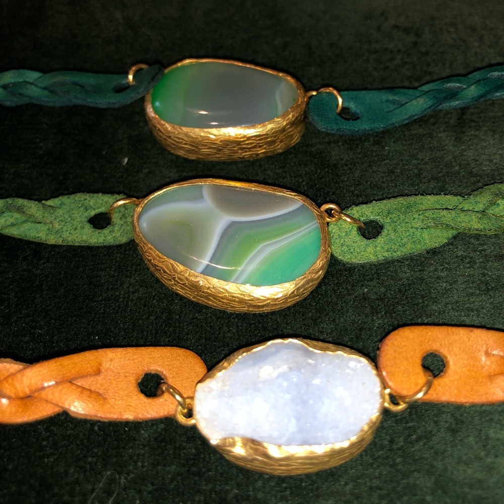 Leather Wrap Bracelet/Choker